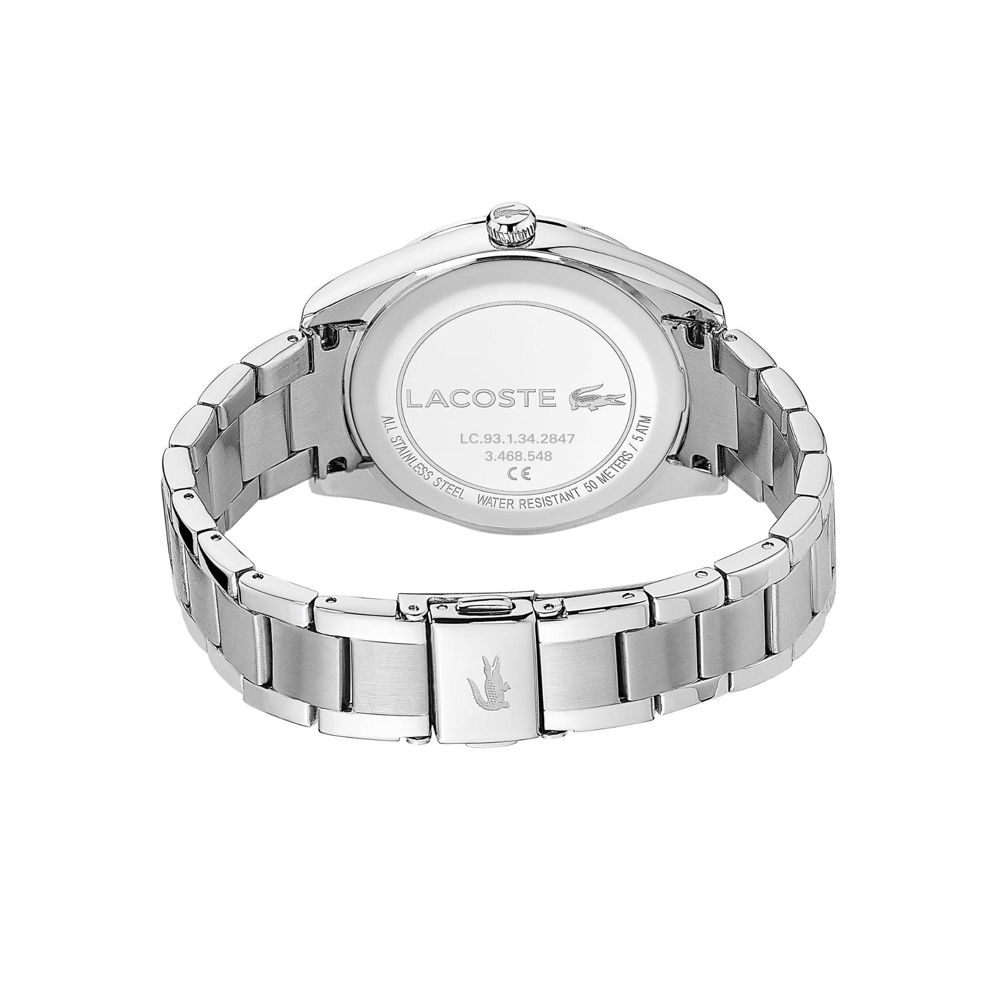 Lacoste Parisienne Ladies Grey Sunray Dial Silver Bracelet Watch, Women, 36mm, silver, Goodwatch fashion & trendy watches