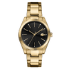 Lacoste Parisienne Ladies Black Dial Gold Bracelet Watch, Women, 36mm, silver, Goodwatch fashion & trendy watches