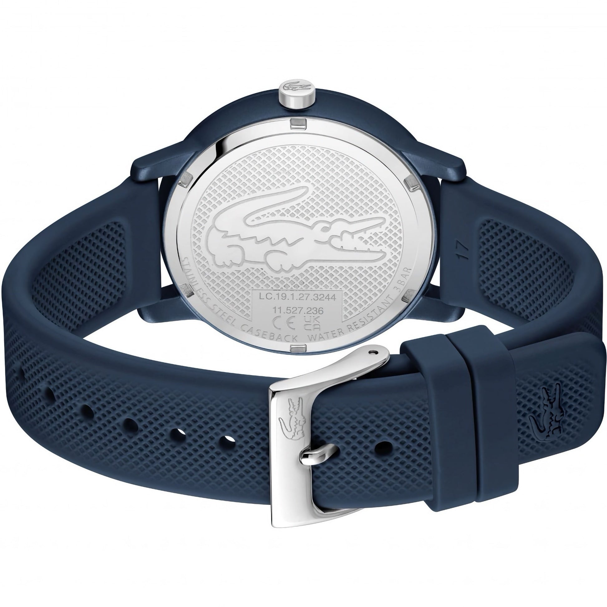 Lacoste.12.12 Go Ladies Blue Crystal Dégradé Matte Aluminum Watch, Women, 36mm, champagne, Goodwatch fashion & trendy watches