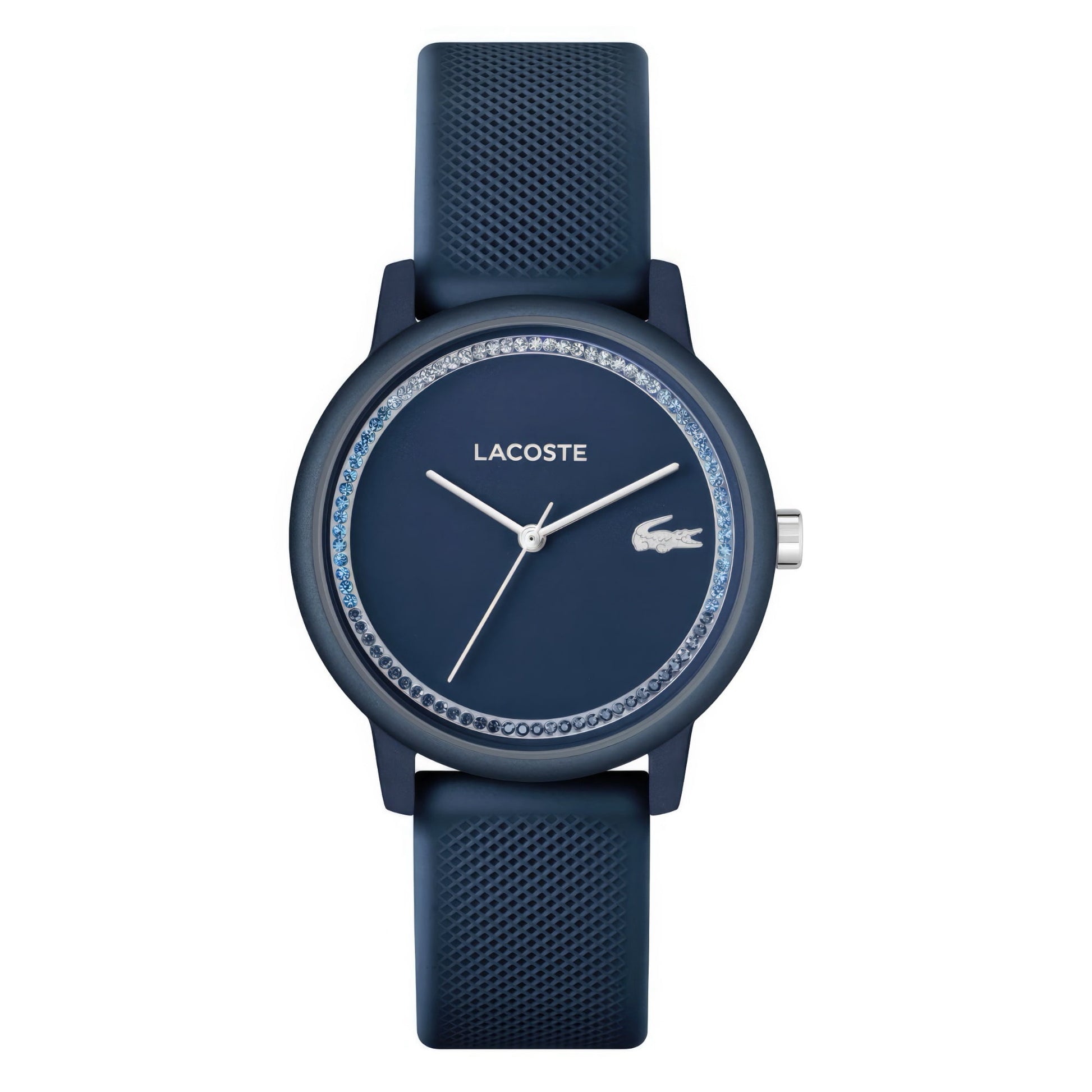 Lacoste.12.12 Go Ladies Blue Crystal Dégradé Matte Aluminum Watch, Women, 36mm, champagne, Goodwatch fashion & trendy watches