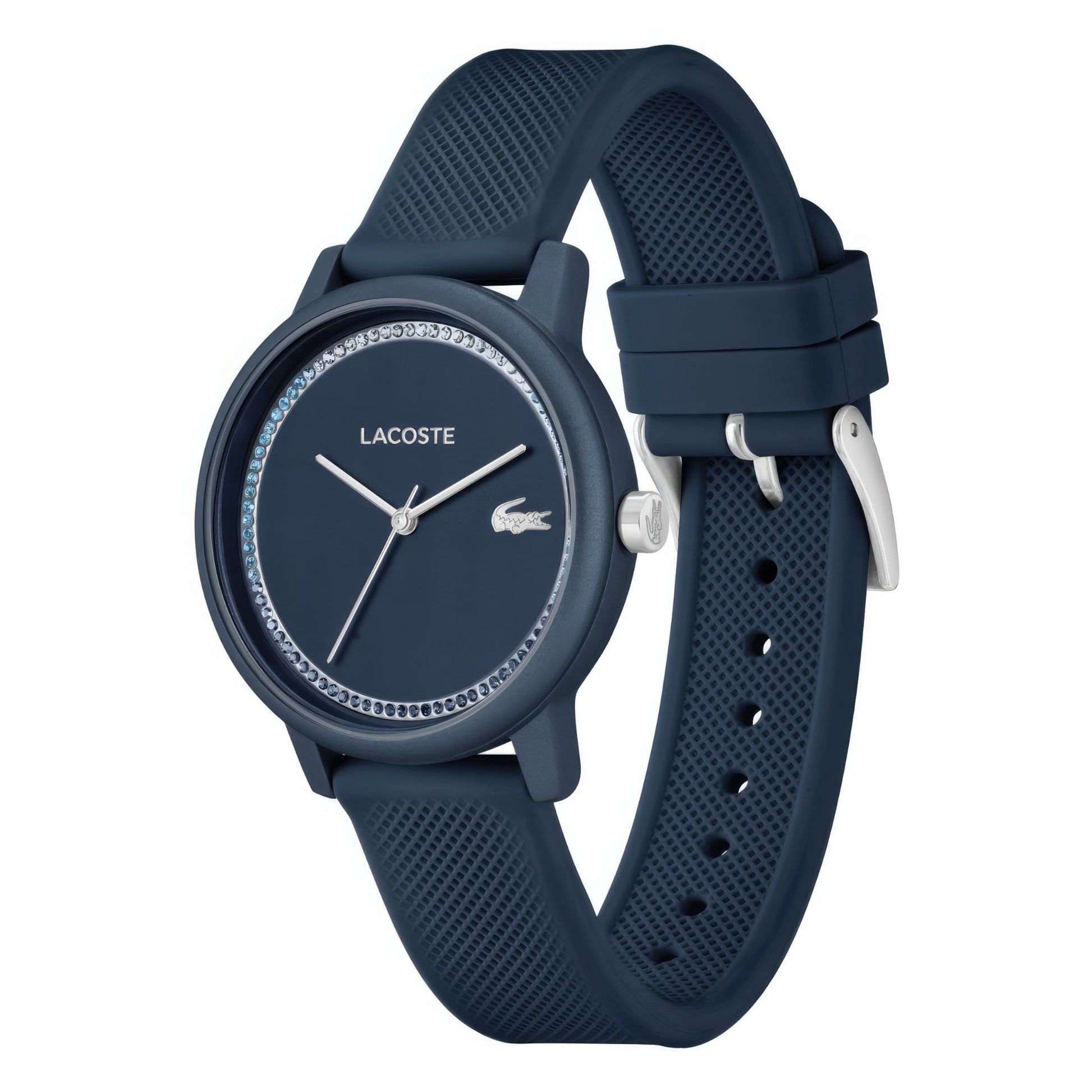 Lacoste.12.12 Go Ladies Blue Crystal Dégradé Matte Aluminum Watch, Women, 36mm, champagne, Goodwatch fashion & trendy watches