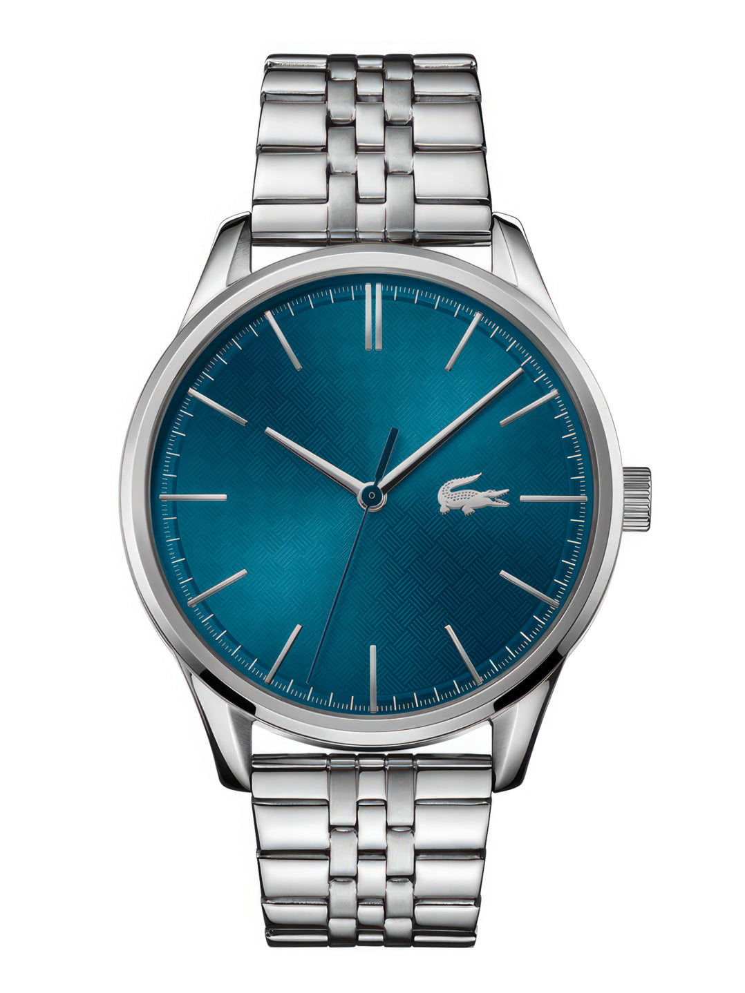 A gentlemen's Lacoste Men's Vienna Blue Watch 2011049 with a blue dial.