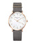 Rosefield west Village Womens Analogue Quartz Watch with Calfskin Bracelet WEGR-W75