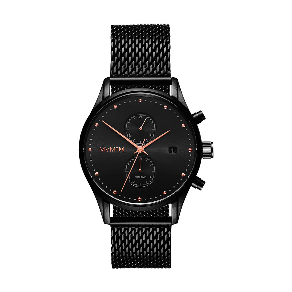 Voyager Dual Time Zone - Slate Rose