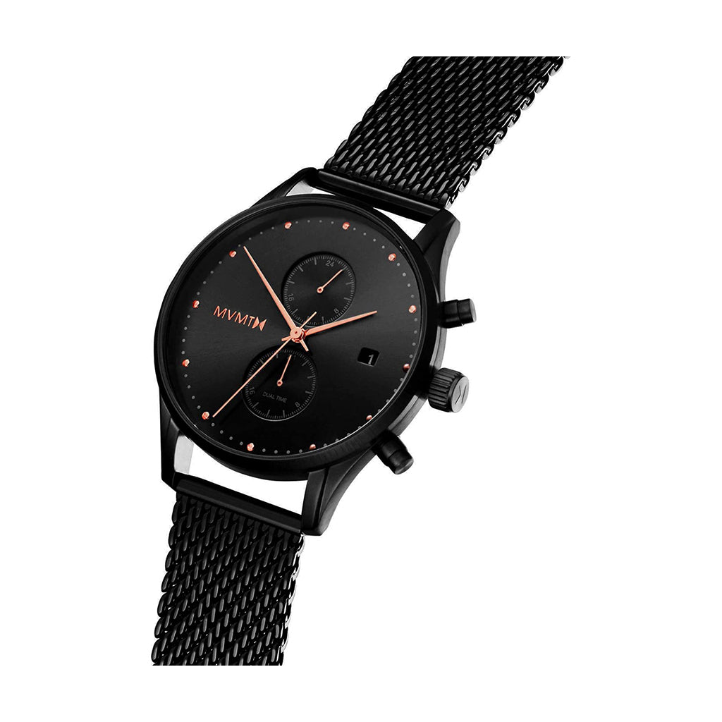 Voyager Dual Time Zone - Slate Rose