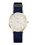 Rosefield west Village Womens Analogue Quartz Watch with Calfskin Bracelet WBUG-W70